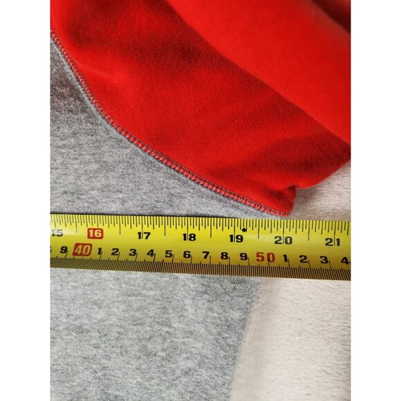 Nike Women's Full Zip Hoodie Size Large Red/Gray Swoosh - Picture 13 of 15